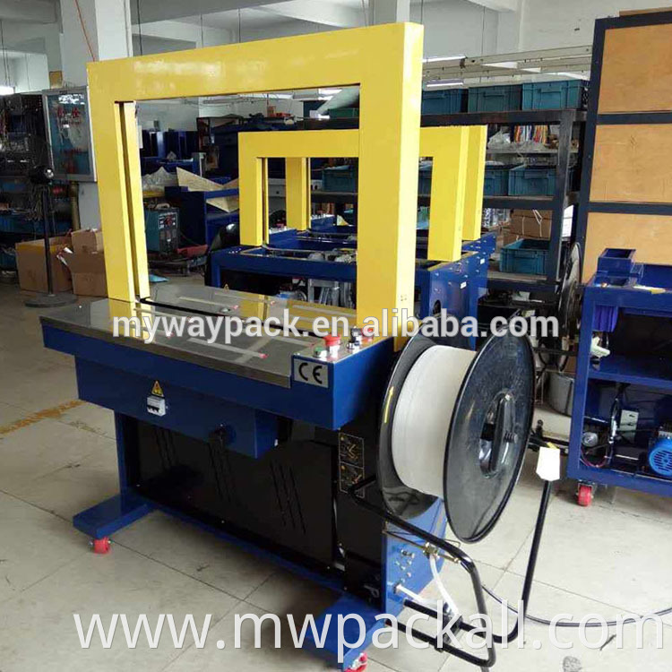 Fully Electric Drive Automatic PP Belt Bundle Hand Banding Box Paper Carton Strapping Machine